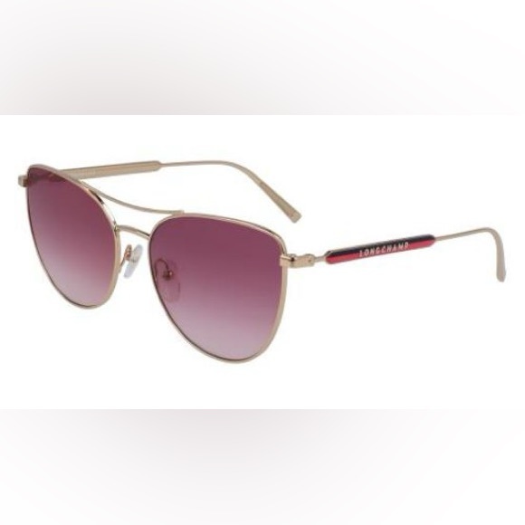 SALE💐LONGCHAMP aviator cat eye purple sunglasses ✨ - Picture 3 of 16